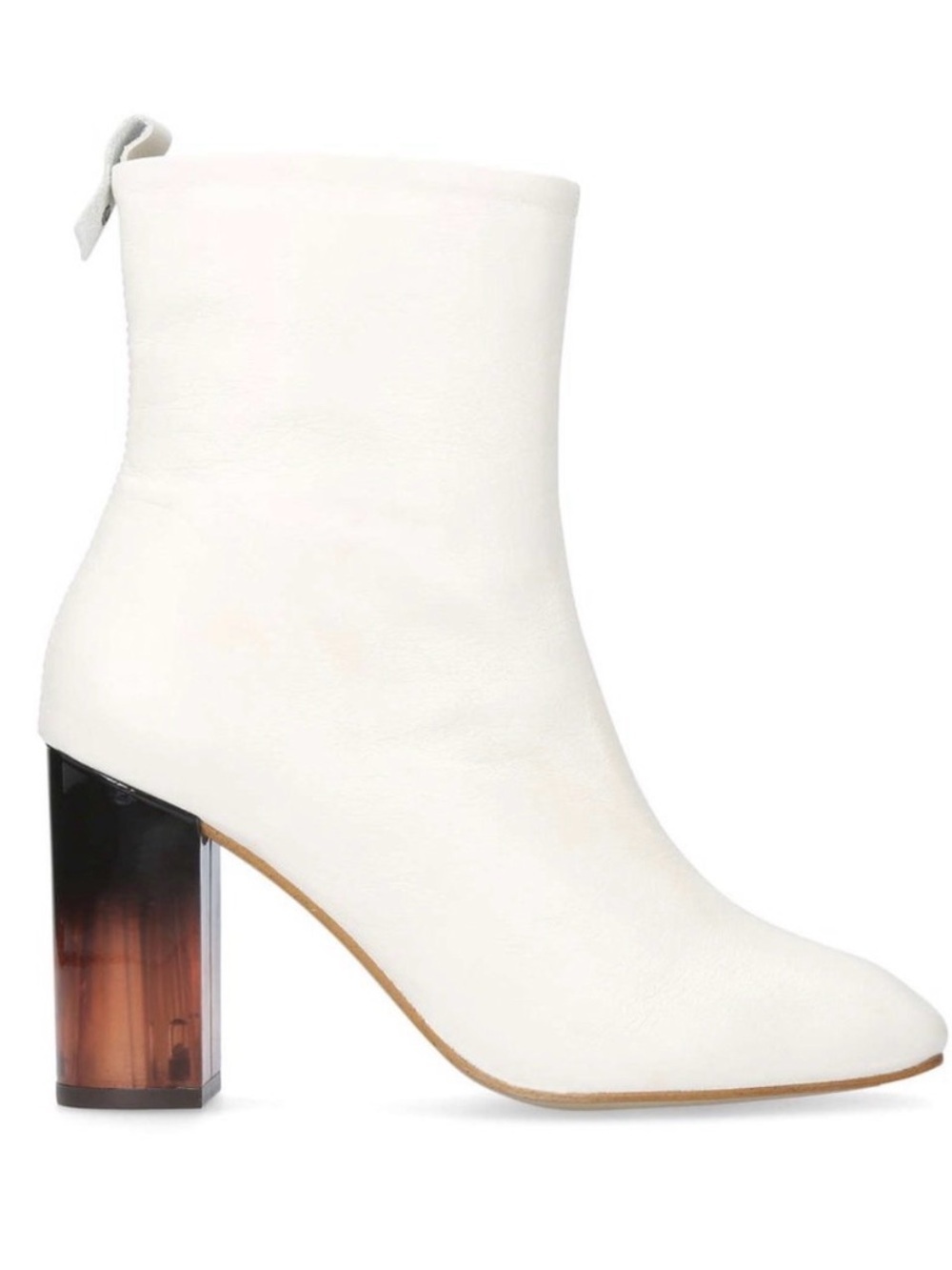 Kurt Geiger Strut Leather Block Heel Bootie Size 39 / US 8.5.